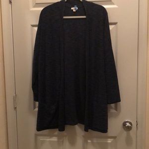 JJill dark blue open cardigan
